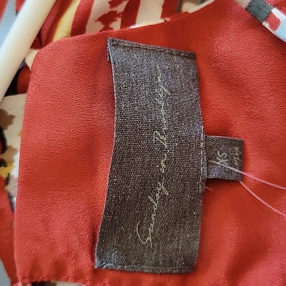 NWT Evereve Sunday in Brooklyn  Desert Stripe Tiered Tassel Tank Top XS - Picture 11 of 13